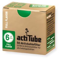 1x50 actiTube Aktivkohlefilter EXTRA SLIM